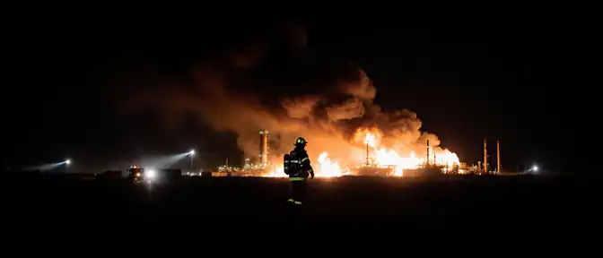 Огонь над Краснодарским краем: атака беспилотников привела к пожару на Ильском НПЗ и массовым перебоям в работе ПВО