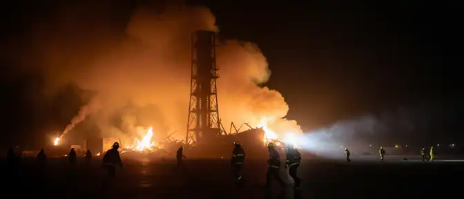 Ночной налет на Самарскую область: под ударом оказался промышленный объект